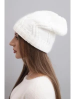 Čepice s fleecem Sylwia K244 bílá