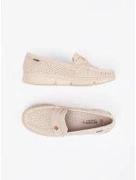 Luxusní  mokasíny Jasnobeżowy dámské bez podpatku