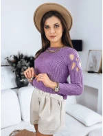 Dámský svetr LAYSI lilac FashionStreet MY1747