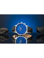Pánské hodinky Giewont Chronograph Sapphire Black and Blue GW6310-A3