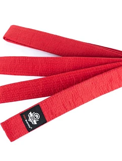 Karate kimono opasek - červený 260 cm