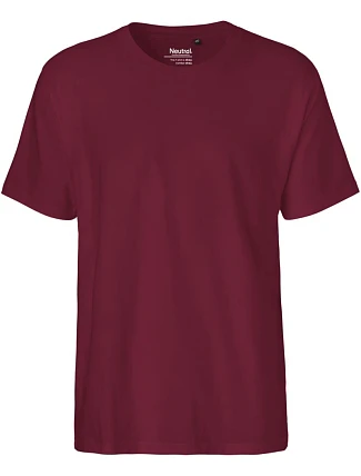 Neutral O 60001 Pánské tričko z těžké bio bavlny 77.6001 bordeaux Neutral O 60001 Pánské tričko z těžké bio bavlny 77.6001 bordeaux