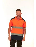 Yoko HVJ 220 Hi-Vis Piqué Polo 79.J220 hi vis yellow/navy Yoko HVJ 220 Hi-Vis Piqué Polo 79.J220 hi vis yellow/navy