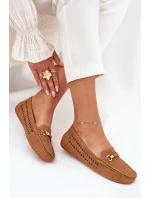 Dámské Mokasíny S Výřezem A Dekorací Camel Kaydance