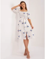 Šaty LK SK 508964 3.95 bílá a modrá