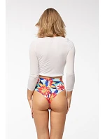 Dámské kalhotky Flower Folk Simple Brasil Maxi barevné květy - Julimex