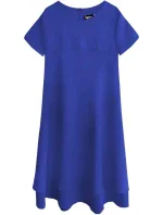 Trapézové šaty v chrpové barvě (436ART) Trapézové šaty v chrpové barvě (436ART)