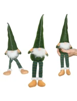 DEKORATIVNÍ TRPASLÍK 30+15CM ZELENÝ