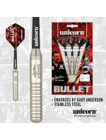 Šipky Unicorn Bullet z nerezové oceli - Gary Anderson 21g:27523|23g:27524|25g:27525