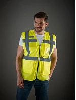 Yoko HVW 820 Hi-Vis síťovaná bezpečnostní vesta 79.W820 hi vis orange/grey Yoko HVW 820 Hi-Vis síťovaná bezpečnostní vesta 79.W820 hi vis orange/grey