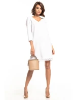 Dámské šaty T324/1 Bílá - Tessita