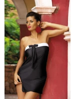 Dámská tunika Mia M-241 Černá s bílou - Marko Dámská tunika Mia M-241 Černá s bílou - Marko