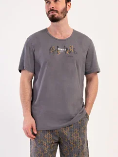 Dámské domácí šaty s krátkým rukávem Barbara