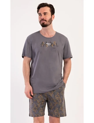 Dámské domácí šaty s krátkým rukávem Barbara Dámské domácí šaty s krátkým rukávem Barbara