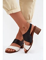 Sandály na podpatku  model 227912 Step in style