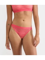 Dámská tanga FREE Evolve String Lace - RED - červené 00AC - SLOGGI