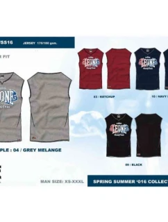 LEONE pánské tílko LSM979/S16 černá "L"