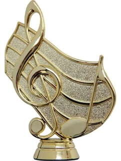 Plastová figurka hudebníka - noty F228/G