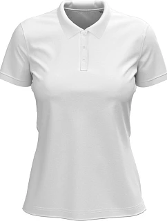 Stedman Stretch Polo Women Dámské elastické piqué polo z těžké bavlny 05.9740 white
