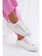 Dámské Textilní Tenisky Big Star RR274766 Bílé Dámské Textilní Tenisky Big Star RR274766 Bílé