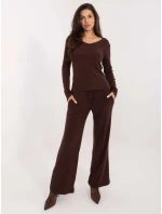 Jumper SM SW A1568.79 tmavě hnědý