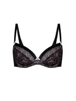 Podprsenky Paradiso I PU-307 černo-růžová - Kinga
