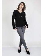 Kylie SWE 117 Svetr černý - MKMSwetters Kylie SWE 117 Svetr černý - MKMSwetters