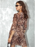 Dámské šaty FELIIA v jedné velikosti s leopardím potiskem FashionStreet EY2540 Dámské šaty FELIIA v jedné velikosti s leopardím potiskem FashionStreet EY2540