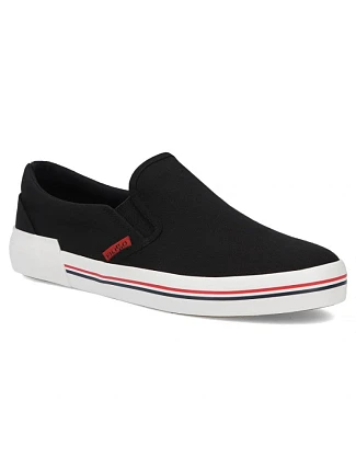 Pánské slip on tenisky černé Filippo MTN7792