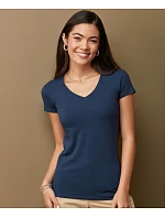 Stedman Stretch-T V-neck Women Dámské tričko s výstřihem do V 05.9710 marina blue
