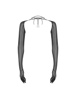 Dámské sexy rukavičky Euphori černé - Obsessive Dámské sexy rukavičky Euphori černé - Obsessive