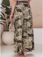 FLOWES světle zelená moro kalhotová sukně s páskem FashionStreet UY2562 FLOWES světle zelená moro kalhotová sukně s páskem FashionStreet UY2562