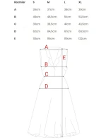 S409 Košilové šaty ve fitted střihu - černé