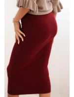 Dámská sukně ZS5121 bordó - Kesi