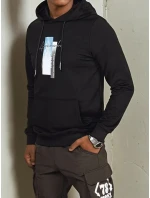 Pánská mikina s kapucí černá FashionStreet BX5725