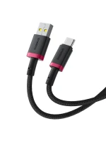 Baseus Dura USB-Type C 60W kabel 1m (červený/černý)