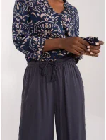 Kalhoty D73761M62237E námořnická modř Kalhoty D73761M62237E námořnická modř