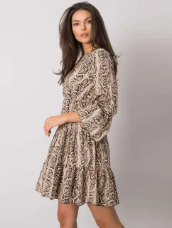 Šaty DHJ SK 8777B 1.11P černá a béžová