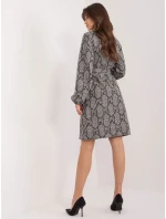 Šaty LK SK 509526 1.06 šedá černá