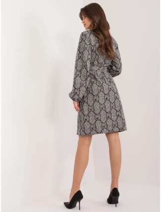Šaty LK SK 509526 1.06 šedá černá