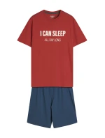 Pyžamo na spaní 42614-33X Červená/modrá - Henderson