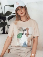 Dámské broskvové tričko BRAVIS FashionStreet RY2618