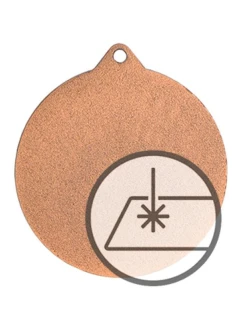 Medaile s rytinou na laminátu