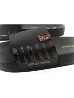 Pánské sportovní žabky R10 Slide pohodlné černé pantofle Rider