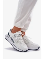 Dámské tenisky Big Star HI-POLY SYSTEM – bílá/námořnická modř