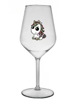 DUHOVÝ JEDNOROŽEC - čirá nerozbitná sklenice na víno 470 ml DUHOVÝ JEDNOROŽEC - čirá nerozbitná sklenice na víno 470 ml