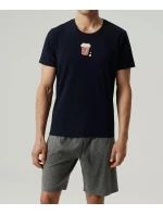 Pánské pyžamo Atlantic NMP-383 kr/r S-2XL