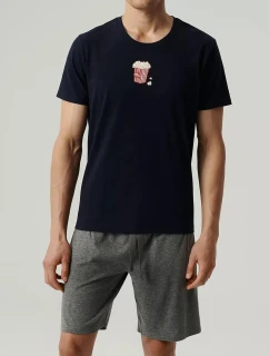 Pánské pyžamo Atlantic NMP-383 kr/r S-2XL