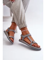 Dámské Sportovní Sandály 4FRSS24FSANF054-20S Šedé