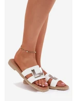Dámské Plážové Sandály S Dekorativním Detalem Bílé Artiker 56C1334